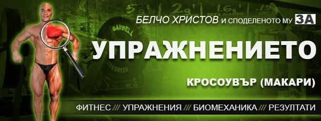 Кросоувър (кейбълкрос) с кабели на машина – фитнес упражнения за гърди