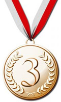 Трето място - бронзов медал